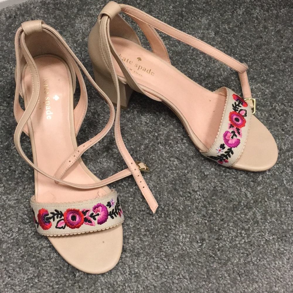 Kate Spade Embroidered Sandals